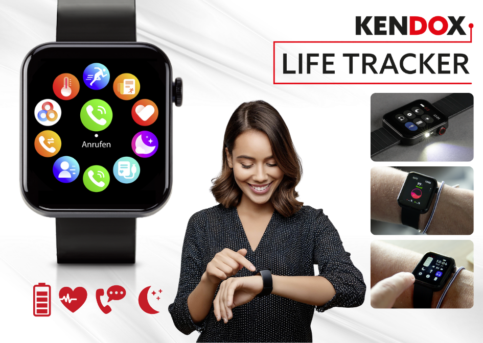 Kendox Life Tracker inteligentné & fitness hodinky